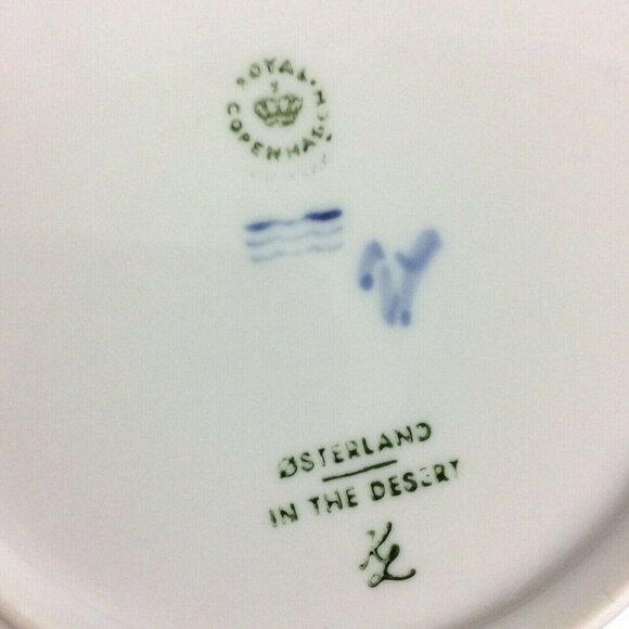 Royal Copenhagen Christmas Plate 1972 Østerland In The Desert By Kai Lange - Picture 4 of 4
